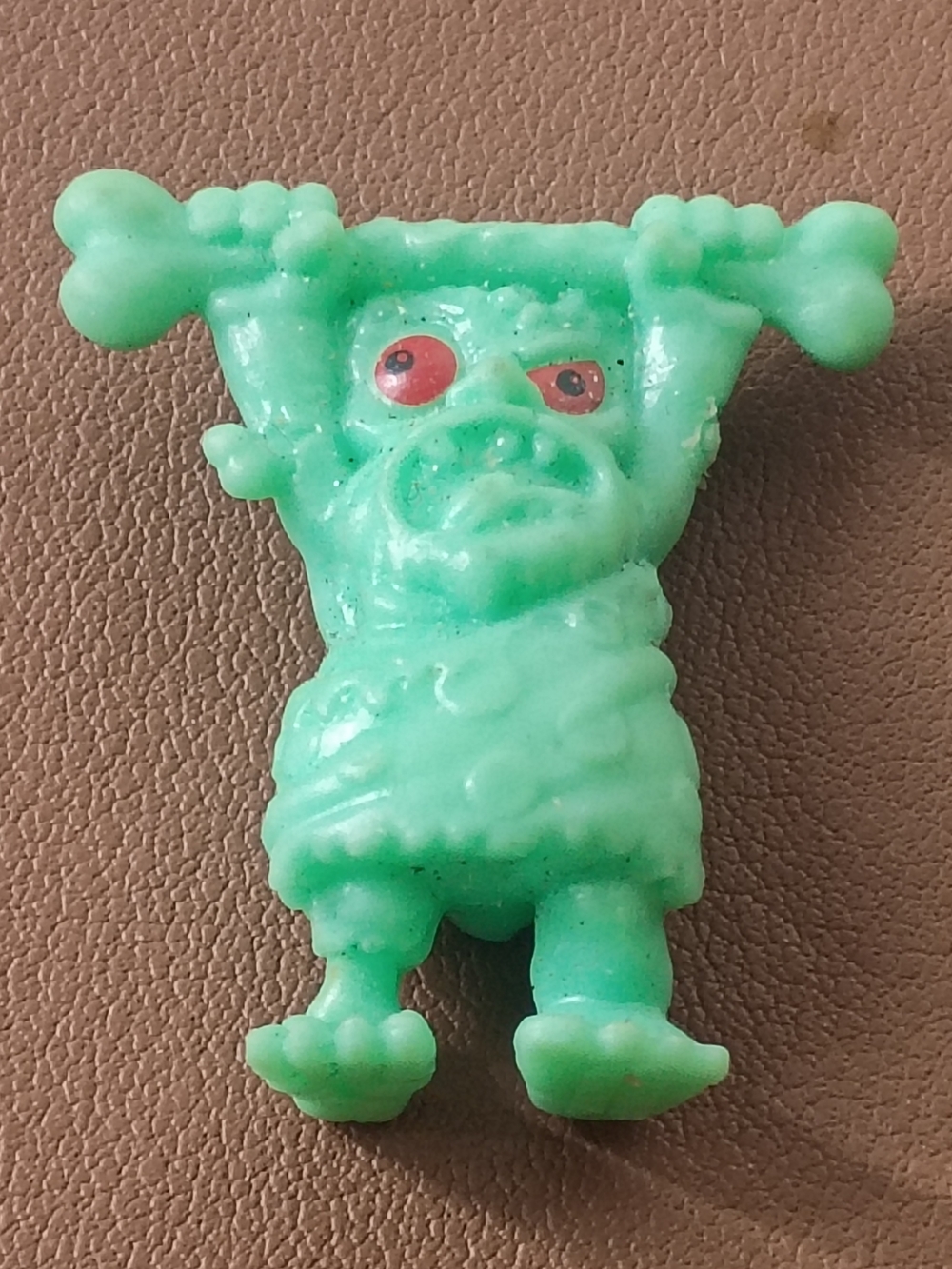Vtg Zuru Smashers Series 3 Glow-in-the-Dark Bone Head Figurine Action Figure